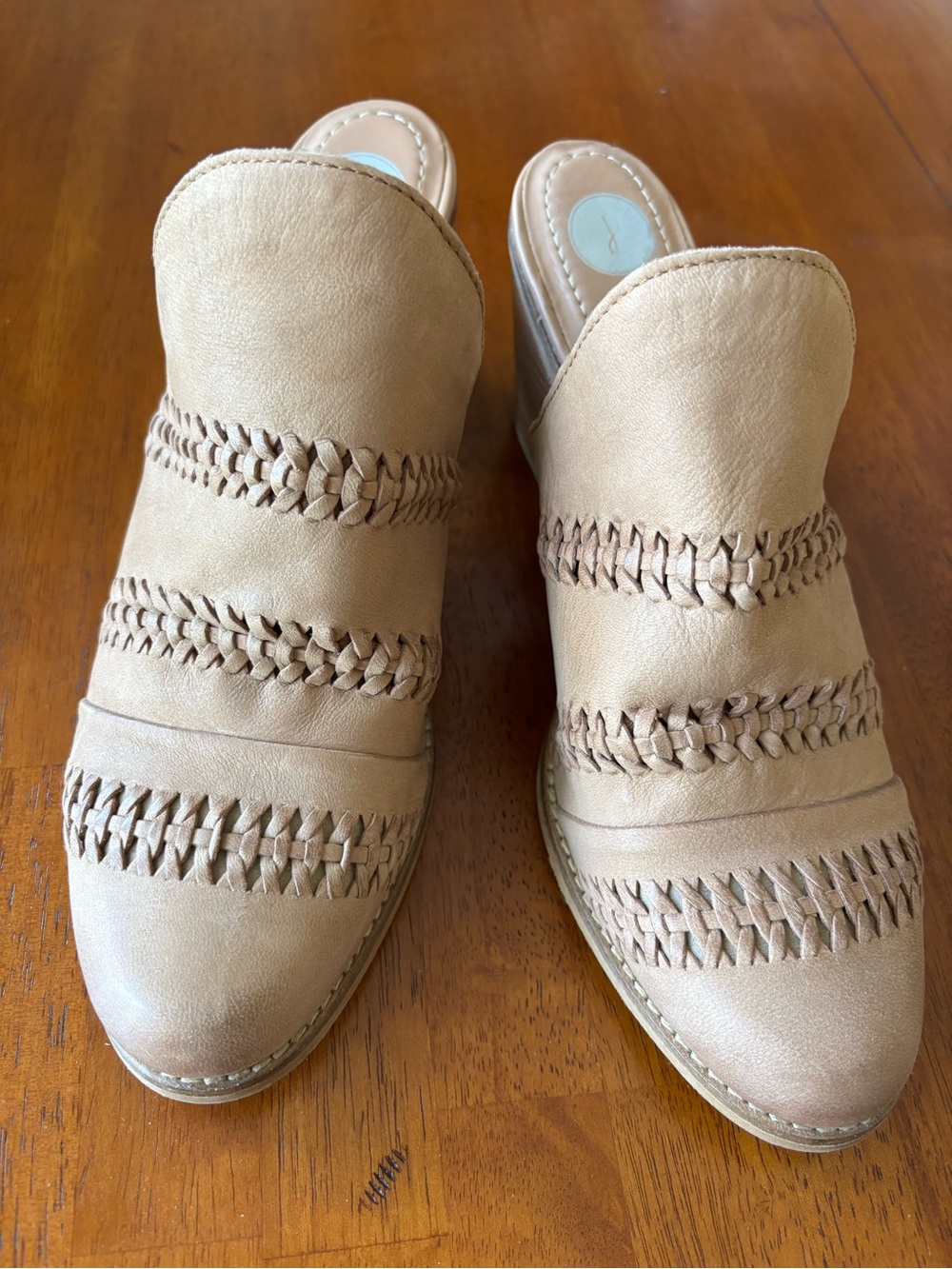 J Brand Leather Mules 10 - Picture 2 of 6